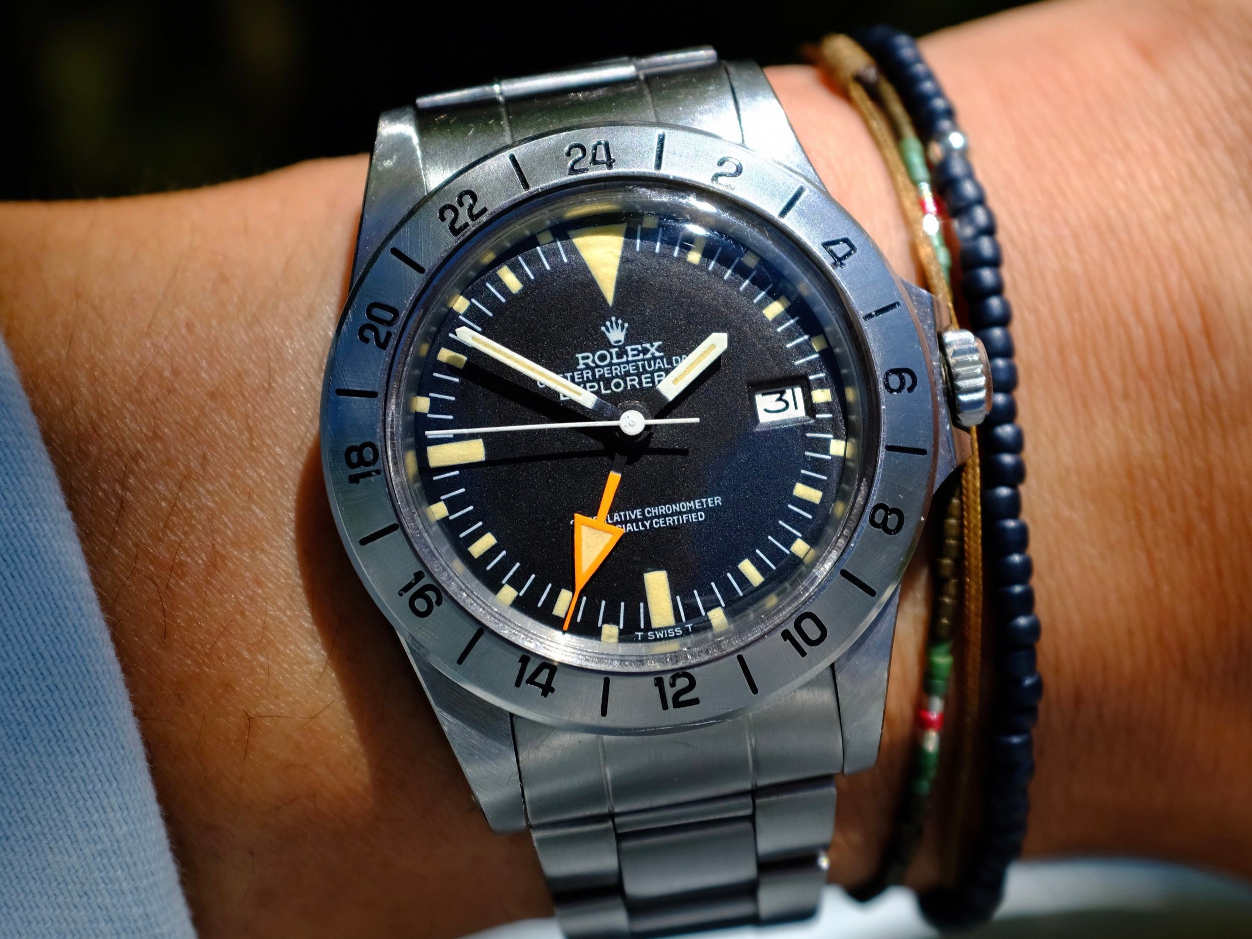 1971 Rolex Explorer II 1655 MK1 Full Spec Straight Hand — Shiny 1971 Rolex Explorer II 1655 MK1 Full Spec Straight Hand — Shiny